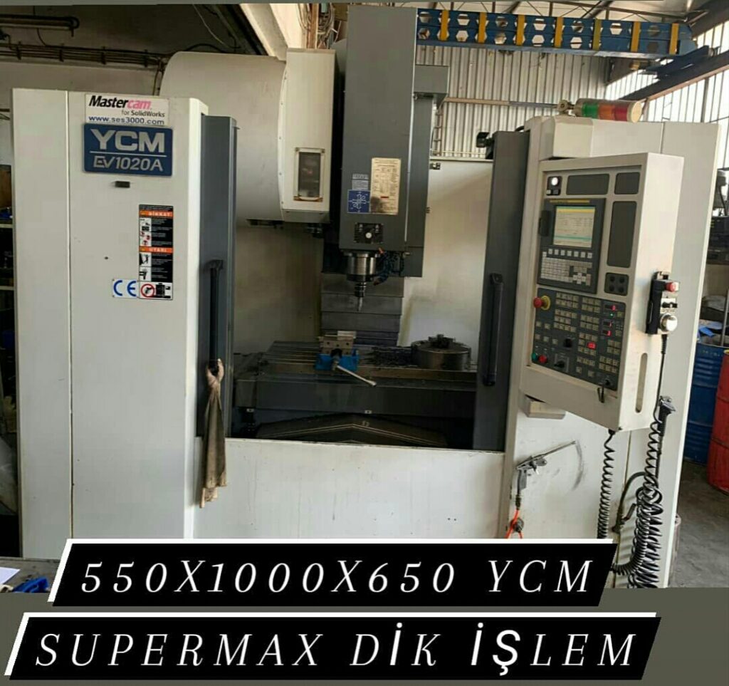 550X100 0X650 YCM SUPERMAX DİK İŞLEM